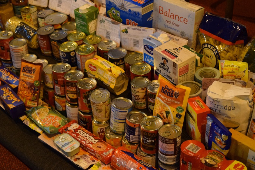 Huge response to school's annual Harvest Food Drive