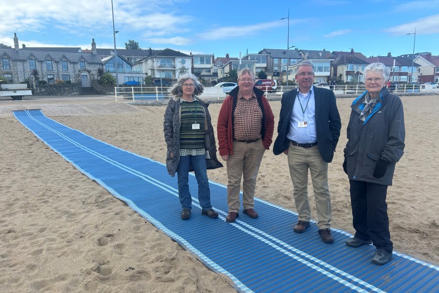 Innovative matting to improve accessibility to Bay's beaches