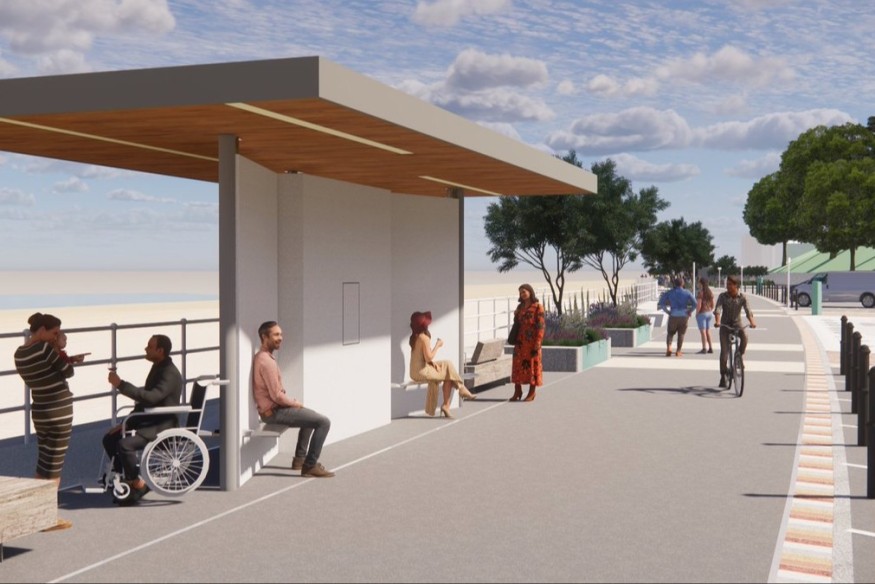 Work on four new Rhos Promenade shelters to begin