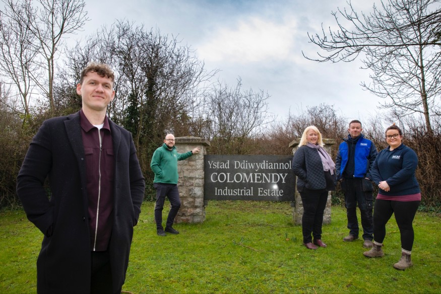 Net-Zero project transforms Denbighshire industrial estate