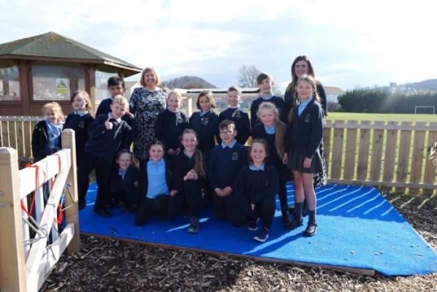 Llandudno school visit to announce classroom improvements