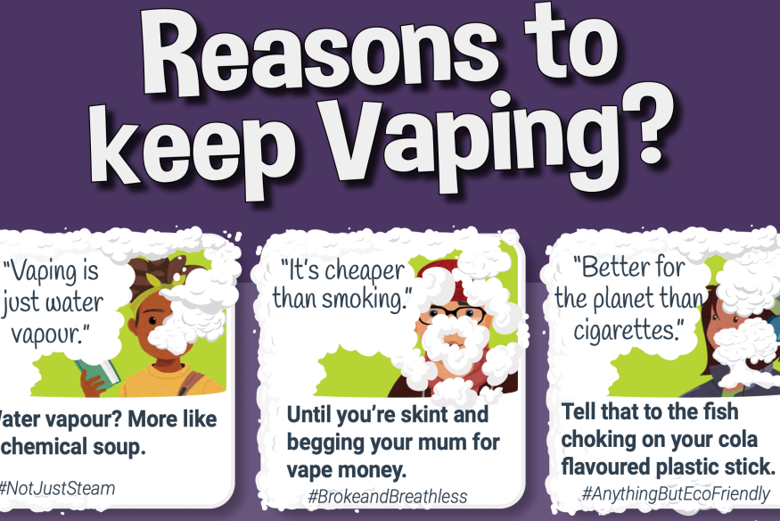 Young people challenge vaping myths in new campaign