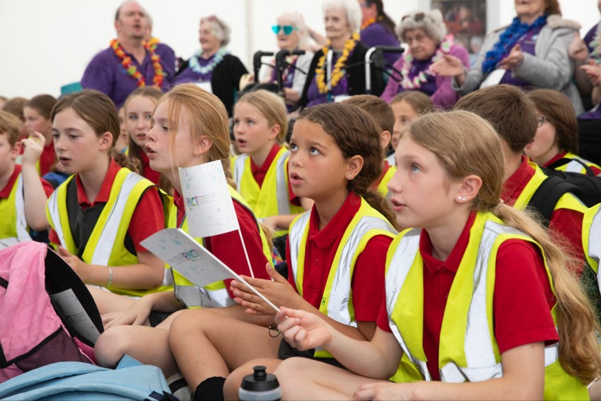 Bridging generations with sing-song at Llangollen Eisteddfod