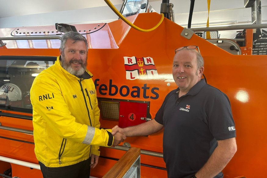 Llandudno RNLI volunteer achieves lifeboat milestone